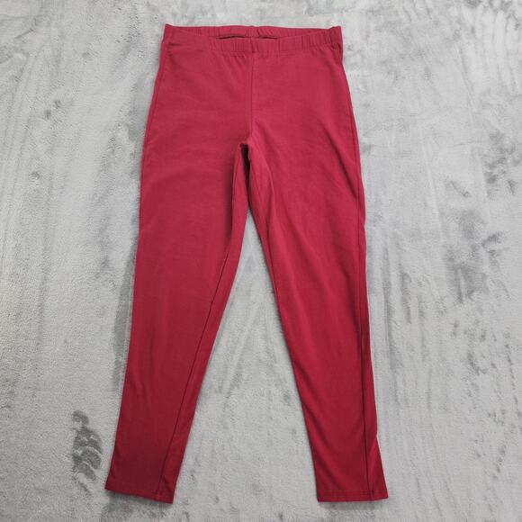 Torrid Pants Womens Size 1 1X 14-16 Red Pull On Mid Rise Leggings Ankle Stretch - Picture 1 of 9